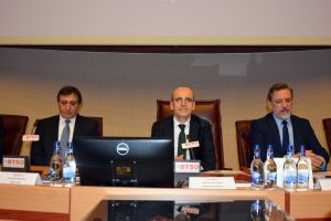 Başbakan Yardımcısı Şimşek, BTSO &uuml;ueleriyle bir araya geldi