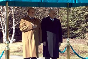 Pakistan Başbakanı Şerif &Ccedil;ankaya K&ouml;şk&uuml;'nde