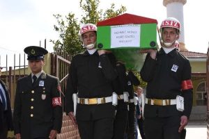 Kore gazisi son yolculuğuna uğurlandı