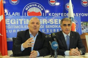 Bursa'da AK Parti Nil&uuml;fer'den Memur-Sen'e ziyaret