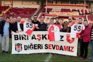 Beşiktaşlı taraftarlardan Samsunspor'a destek