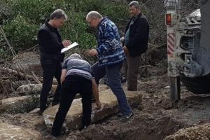 Kanalizyon &ccedil;alışmasından tarih &ccedil;ıktı
