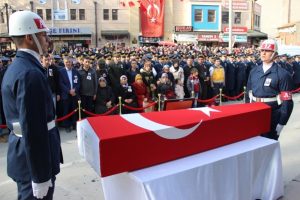 El Bab şehidi son yolculuğuna uğurlandı
