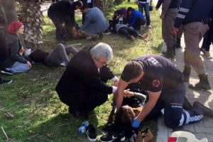 MHP konvoyunda kaza: 4 yaralı