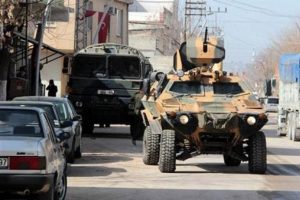 Suriye sınırına askeri sevkiyat