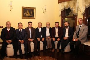 Bursa'da AK Parti Osmangazi'de g&ouml;rev yapmış başkanlar ile bir araya geldi