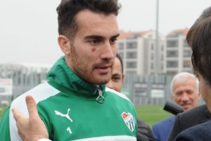 Bursaspor'un trib&uuml;n liderleri Harun Tekin ile bir araya geldi