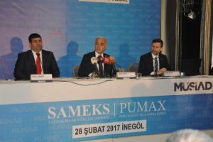 M&Uuml;SİAD Başkanı Olpak Bursa'da konuştu: T&uuml;rkiye'de işler yavaş y&uuml;r&uuml;yor