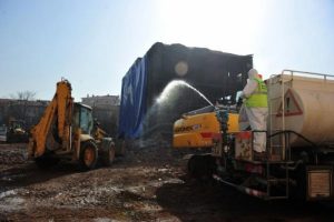 Maltepe Havagazı Fabrikası'nda kaldırma işlemleri başladı