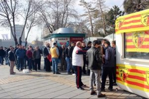 Kayserili taraftarlardan kombine ilgisi