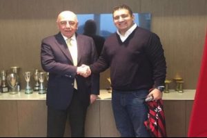 Antalyaspor Başkanı Milan'la g&ouml;r&uuml;şt&uuml;