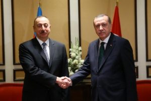 Erdoğan, Aliyev ile g&ouml;r&uuml;şt&uuml;
