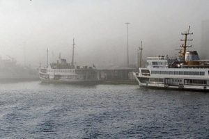 Sis nedeniyle bazı vapur seferleri iptal