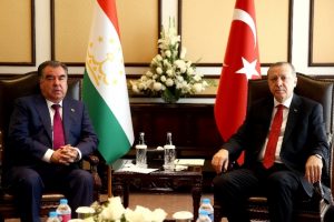 Erdoğan Tacik mevkidaşıyla g&ouml;r&uuml;şt&uuml;