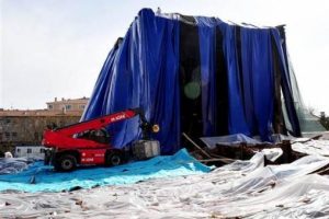 Ankara'da tartışma yaratan yıkım durduruldu