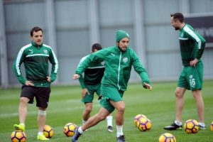 Bursaspor, Gaziantepspor ma&ccedil;ının taktik &ccedil;alışmasını yaptı