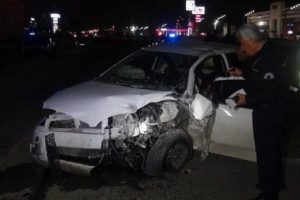 Bursa'da yol inşaatı &ccedil;alışmasında kaza!