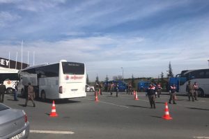 Jandarmadan TEM otoyolunda trafik uygulaması