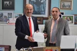 Bursa Mudanya'da cemevi i&ccedil;in arsa tahsis protokol&uuml; imzalandı