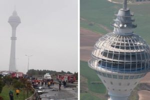 İşte helikopter kazasıyla g&uuml;ndeme gelen 'o kule'nin hikayesi