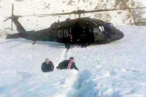 Başbakan'ın helikopteri faciadan d&ouml;nm&uuml;ş