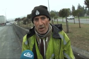 &Ouml;l&uuml;mden kıl payı kurtulan iş&ccedil;i helikopter kazasını anlattı