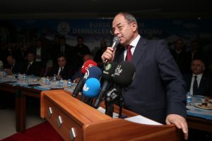 Akdağ, Hollanda ve Almanya'ya Bursa'dan tepki g&ouml;sterdi