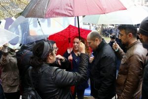 Kadınların y&uuml;r&uuml;y&uuml;ş&uuml;ne izin verilmedi