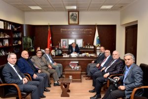 Bursa İl Dernekleri Federasyonu'ndan Kurtulan'a ziyaret