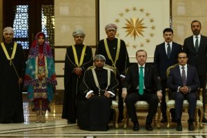 Erdoğan, Umman B&uuml;y&uuml;kel&ccedil;isini kabul etti