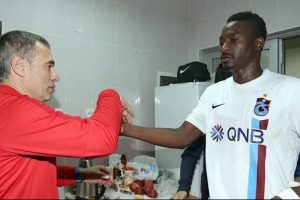 N'Doye, Trabzonspor'da ilk kez bir ma&ccedil;ta iki gol attı