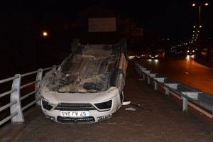 Trafik kazasında 1 polis hayatını kaybetti