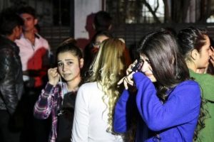 Kız yurdunda yangın paniği!