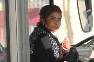 Kadın s&uuml;r&uuml;c&uuml; yolu şaşırdı otob&uuml;s &ccedil;amura saplandı