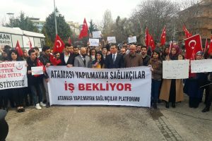 Sağlık&ccedil;ılar atama istedi