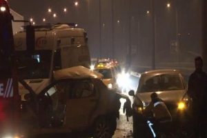 Sabaha karşı zincirleme facia! Taksinin motoru...
