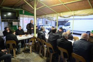 Bursa İneg&ouml;l Belediye Başkanı Aktaş vatandaşlarla biraraya geldi
