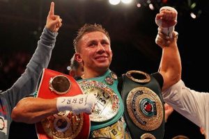 Kazak şampiyon Golovkin unvanlarını korudu