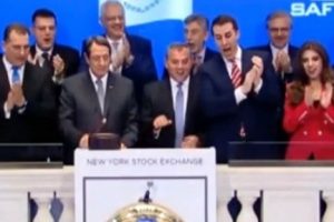 Rum lider Anastasiadis'in borsada zor anları