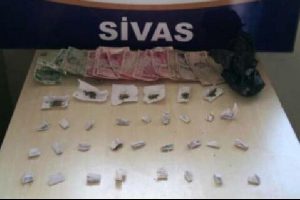 Sivas'ta uyuşturucu operasyonları