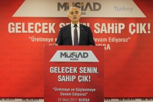 M&Uuml;SİAD Genel Başkanı Bursa'da konuştu: Gelecek senin, sahip &ccedil;ık