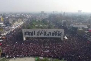 Irak'ta 1 milyon kişi meydana iniyor!