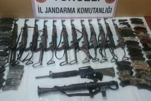 Tunceli'de PKK'ya ait cephanelik ele ge&ccedil;irildi