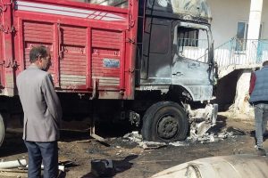 Kaynak yapılan tır bomba gibi patladı: 1 &ouml;l&uuml;