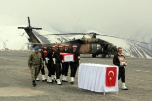 Şehit astsubay memleketine uğurlandı
