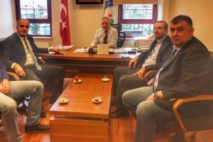 TVF Başkanı &Uuml;st&uuml;ndağ'dan Bursa'da Nil&uuml;fer Belediyespor'a ziyaret