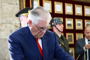 Tillerson Anıtkabir'i ziyaret etti