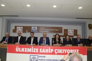 Bursa'da TMMOB'un 'hayır' pankartının indirilmesine tepki