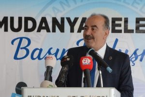 Bursa Mudanya Belediye Başkanı T&uuml;rkyılmaz 3 yıllık icraatlarını anlattı
