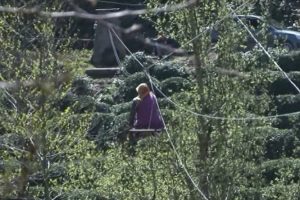 15 yıldır evlerine teleferikle gidiyorlar